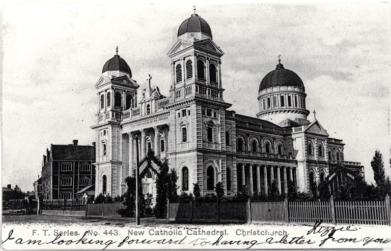 Carte postale de la Cathedral of the Blessed Sacrament, première moitié du XXe siècle